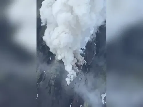 What Happened to the Dam Near Klyuchevskoy Volcano?