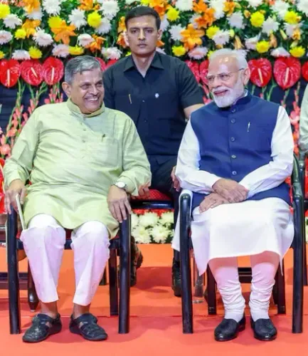 RSS Chief Hosabale Proudly Affirms Modi's Deep Sangh Roots at Hudson Institute