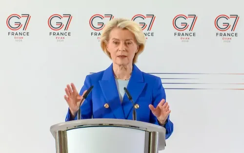 वॉन डेर लेयन की G7 शिखर सम्मेलन में प्रेस वार्ता