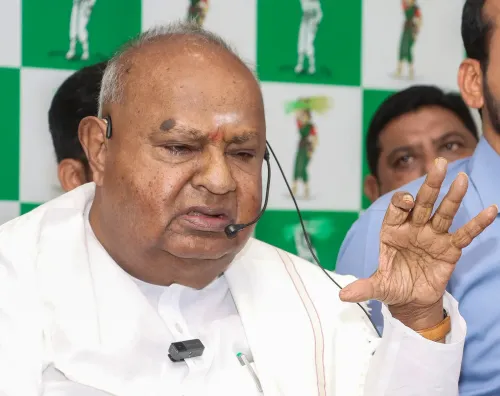 Bengaluru: H.D. Deve Gowda Addresses Press Conference