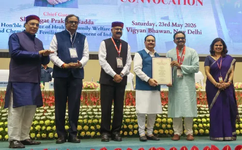 नड्डा और प्रतिभागी: NBEMS दीक्षांत समारोह की एक झलक