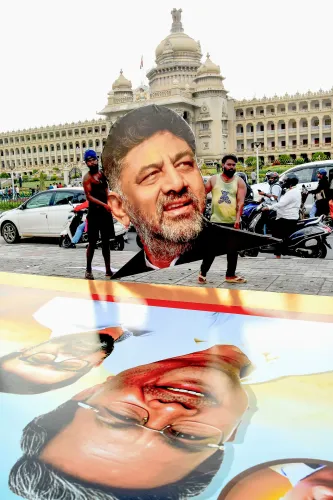 Bengaluru: Preparations Underway for DK Shivakumar's Swearing-in Ceremony