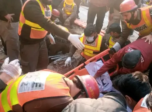 Peshawar school roof collapse kills 33, including 31 children under 14