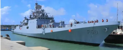 INS Tarkash deck reception in Mombasa deepens India-Kenya maritime ties