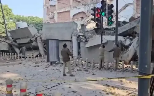 Building Deemed 'Unsafe' Near DC's Office in Chandigarh Collapses