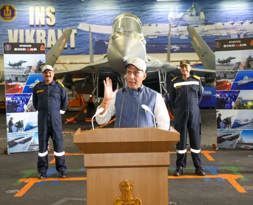 How Does Defence Minister Singh Reaffirm India's Zero Tolerance Against Terrorism?