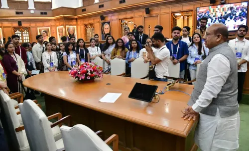 Delhi Assembly Speaker hosts BRICS youth leaders, Chhatra Sansad delegates