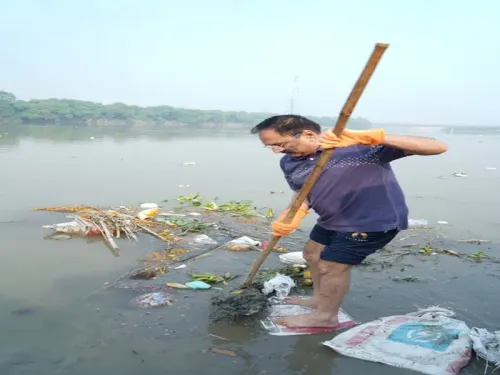 Is Delhi BJP Chief Fast-Tracking the Reopening of Chhath Ghat Near Yamuna Bank Metro Station?