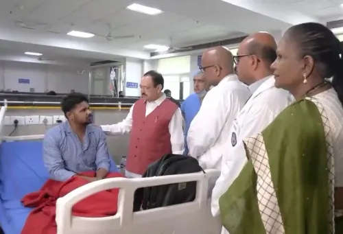 Nadda visits RML, Lady Hardinge hospitals after Delhi NEET clashes