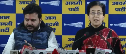Delhi CM Atishi Criticizes BJP Leaders' Overnight Visits to Slums; Sachdeva Calls It a Reaction to Panic