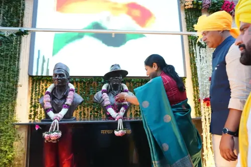 Delhi CM unveils Bhagat Singh statues, walkathon marks birth anniversary