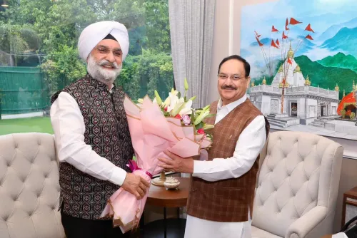 Delhi L-G T.S. Sandhu meets JP Nadda, reviews Ayushman Arogya Mandirs