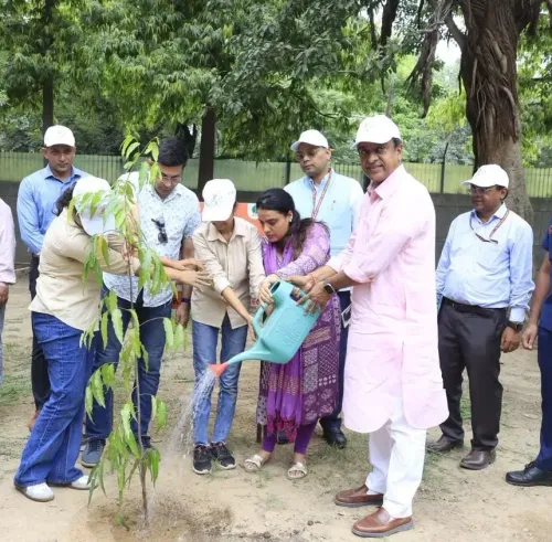 NDMC's 33rd Sunday plantation drive held at Netaji Nagar's WTI