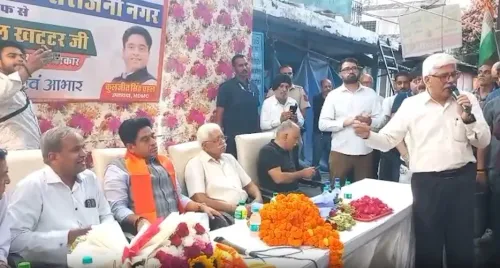 सरोजिनी नगर रिंग रोड मार्केट: एनबीसीसी यूनिट्स में शिफ्टिंग पर व्यापारियों ने कुलजीत सिंह चहल का किया आभार