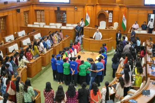 Delhi Assembly Speaker urges Kamla Nehru College women to lead democracy