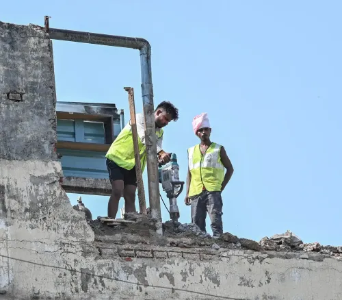 Delhi building collapse in Alipur: No casualties, workers safe
