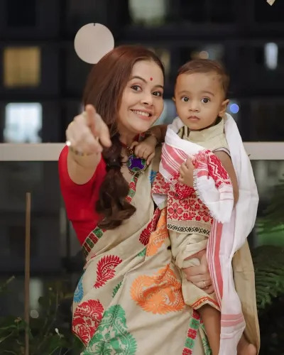 Devoleena Bhattacharjee shares emotional milestone as son Joy takes first steps