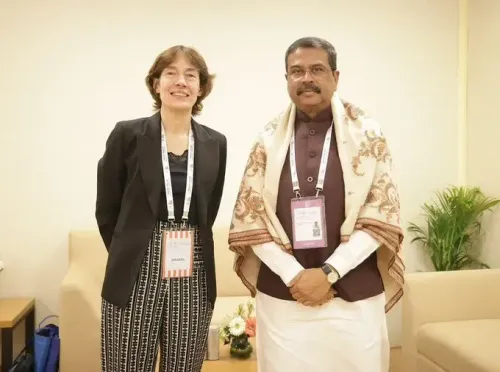 Did Dharmendra Pradhan Meet French Envoy Anne Bouverot to Discuss Enhancing Bilateral Cooperation?