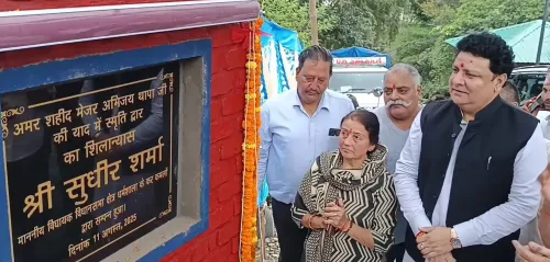 क्या धर्मशाला में शहीद मेजर थापा स्मृति द्वार का शिलान्यास होगा? विधायक सुधीर शर्मा ने सीएम पर साधा निशाना