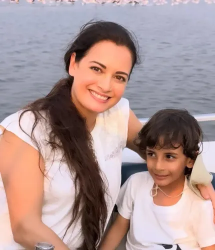 Dia Mirza's Son, Avyaan, Questions Mangrove Destruction Amid Flamingo Migration Awareness