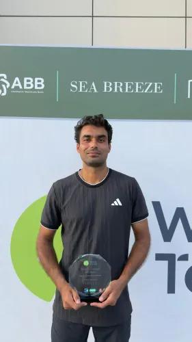 Digvijay Pratap Singh wins ITF M15 Baku title in emotional tribute to grandfather