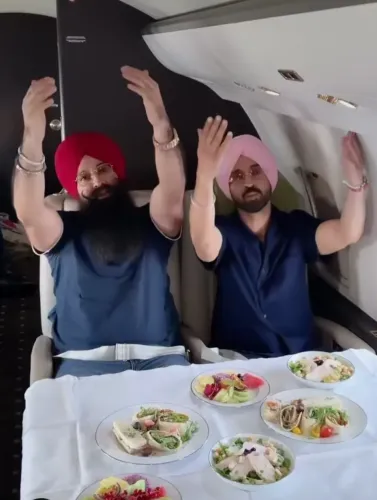 Diljit Dosanjh arrives in Milan for Aura World Tour, tags Italy PM Meloni