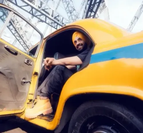 Diljit Dosanjh Explores the Timeless Streets of Kolkata