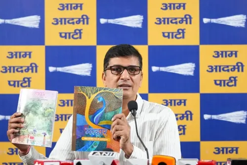 दिल्ली सरकारी स्कूल किताब घोटाला: AAP के सौरभ भारद्वाज का 40% कमीशनखोरी का आरोप