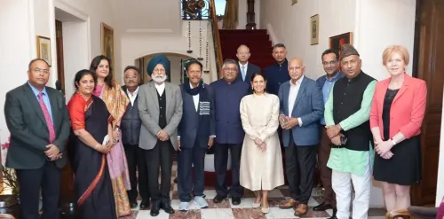 How Did UK MP Priti Patel Reinforce Commitment to Combat Terrorism After Meeting with Indian Delegation?