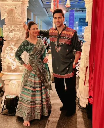 Did Divyanka Tripathi Just Introduce Garba to Vivek Dahiya for the First Time This Navratri?