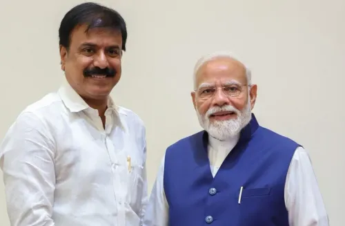 DMDK MP L.K. Sudhish meets PM Modi, flags Mekedatu dam and Cauvery water issues