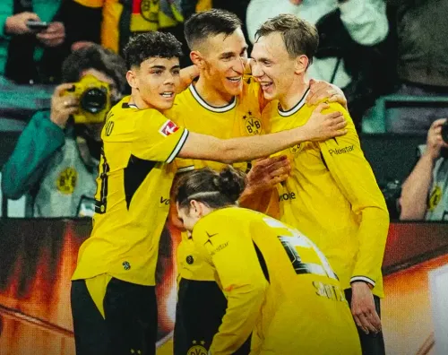 Dortmund clinch Bundesliga runners-up spot with 3-2 win over Frankfurt