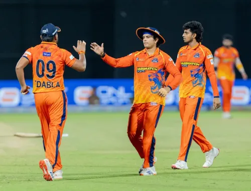 How Did the West Delhi Lions Secure an 8-Wicket Victory Over the South Delhi Superstarz?