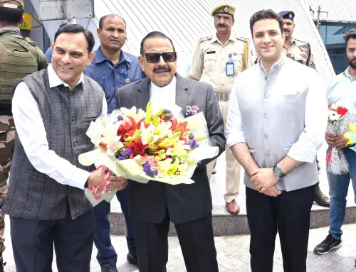 Dr. Jitendra Singh Arrives in Srinagar for Central-UT Review