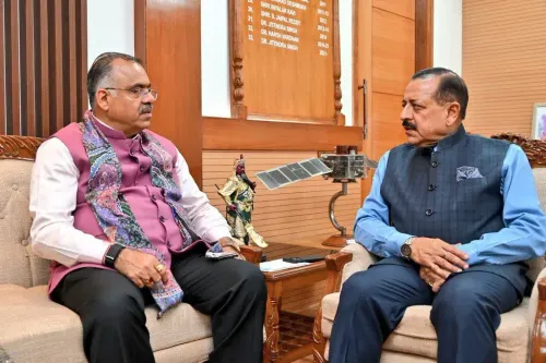 Dr. Jitendra Singh congratulates Tarun Chugh on Rajya Sabha win