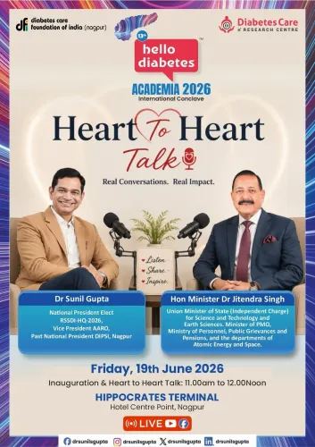 Dr. Jitendra Singh Greets Diabetes Academia 2026 Podcast