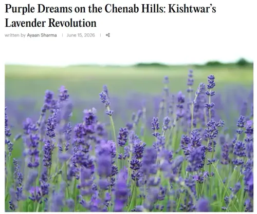 Dr. Jitendra Singh highlights Kishtwar's Lavender Revolution