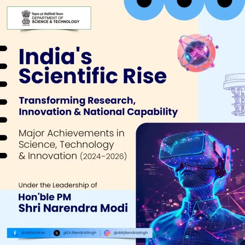 Dr. Jitendra Singh marks 12 years of science policy gains under Modi