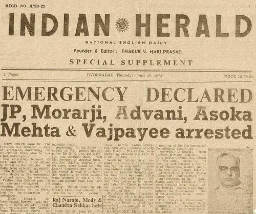 Dr. Jitendra Singh Marks 51st Anniversary of 1975 Emergency