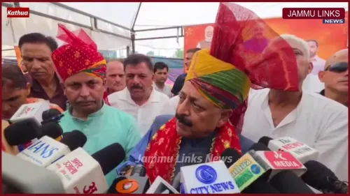 Dr. Jitendra Singh Visits Lakhanpur in Kathua District