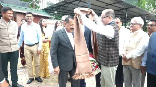 Dr. Jitendra Singh visits NECTAR's Mobile Food Processing Unit in Shillong