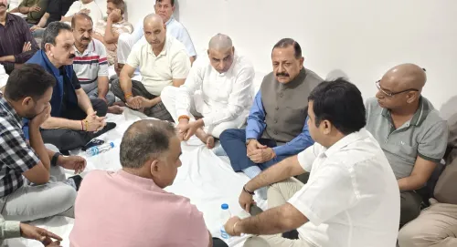 Dr. Jitendra Singh Visits Udhampur to Condole Senior Leader's Bereavement
