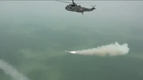 DRDO, Indian Navy achieve maiden NASM-SR salvo launch in Bay of Bengal