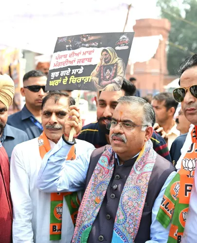 BJP's Nasha Mukt Punjab Yatra hits Amritsar; Chugh says drugs 'attack on Punjab'