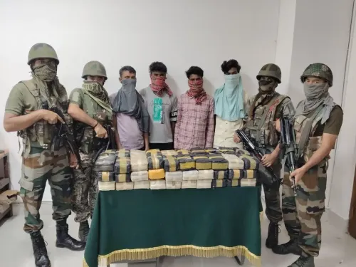 How Much Were the Drugs Valued at Rs 70 Crore Seized in Tripura?