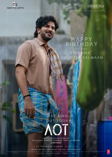 Dulquer Salmaan plays Krishna in 'Aakasamlo Oka Tara', first single out