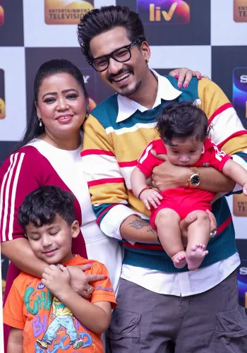 भारती सिंह पूरे परिवार संग Sony TV शूट में नज़र आईं