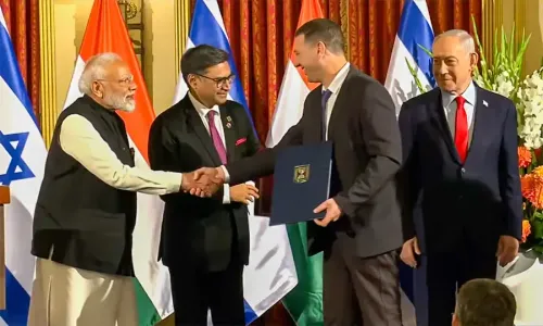 यरूशलम: पीएम मोदी और बेंजामिन नेतन्याहू की इज़राइल में मुलाकात