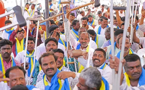 Bengaluru: Disabled Federation Protests at Freedom Park