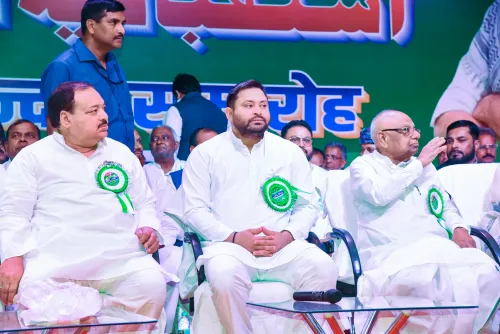 RJD conducts 'Abhinandan Samaroh' in Patna
